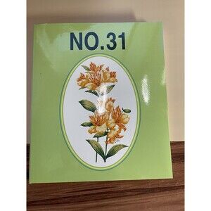 Brother Embroidery Design Card No. 31 Floral Patterns and Embellishments Preown